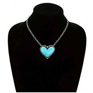 Turquoise Heart Necklace